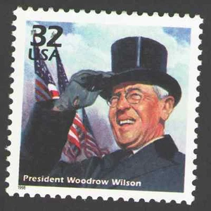 US. 3183k. 32c. Woodrow Wilson. 3183. Jahrhundert feiern. postfrisch. 1998 - Bild 1 von 1