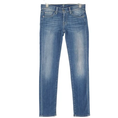 Vintage 7 For All Mankind Jeans Roxanne Women Slim Skinny Tk4 Size W25 L30 - Image 1 of 4