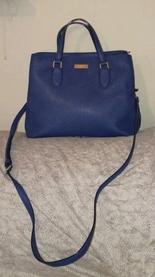 Kate Spade Indigo Shoulder Bag W/ Zipper & Detachable Strap - Image 1 of 4