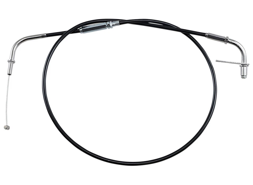Motion Pro Black Vinyl Coated Throttle Pull Cable Stock +6" (03-0282) — 第 1/1 张图片