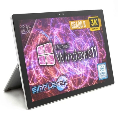 MICROSOFT SURFACE PRO 5 i5 8GB SSD 256GB WINDOWS 11 TOUCH SCREEN TOUCHSCREEN - Immagine 1 di 4