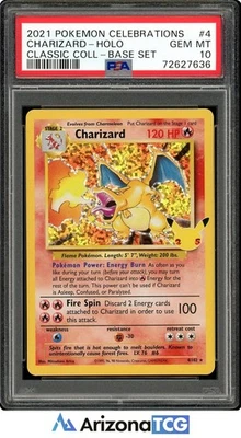 Pokemon 2021 Charizard 4/102 Celebrations Classic Collection GEM MINT PSA 10 - Image 1 of 3