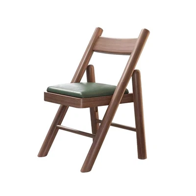 Sillas Plegables con Cojín, Silla Plegable Acolchada de Madera Maciza, Comedor Plegable... Foto 1 de 4