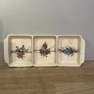 Plat De Service Compartiments Apéritif Modèle Obernai Faïenceries Sarreguemines - Picture 1 of 8