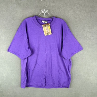 Винтажный Lee пустая рубашка фиолетовый размер XL мужчин 90-х сделано в США новый с Ярлыками - Изображение 1 из 4