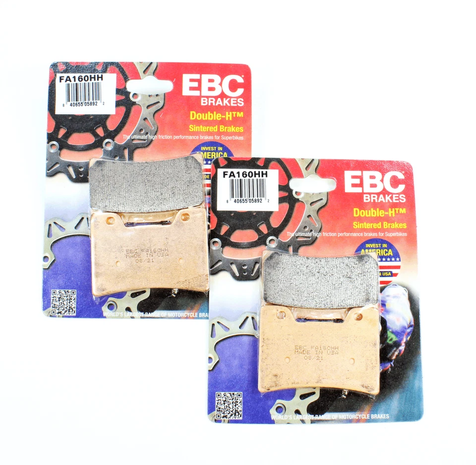 Brake Pads EBC HH Sintered Set for 1992 - 1993 Yamaha FJ1200A Front 2 Pair Foto 1 de 1
