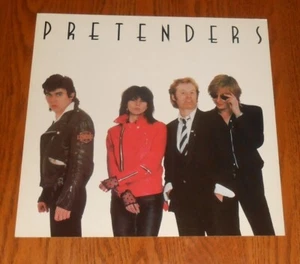 Pretenders Poster Flat Self-Titled Vintage Original Promo 12x12 RARE - Picture 1 of 1