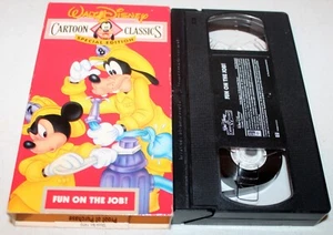 Walt Disney Cartoon Classics Special Edition - Fun on the Job (VHS, 1992) - Picture 1 of 2
