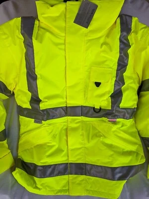 Parka, Brite Threads Brand, #9662 by M.L. Kishigo, Bright Yellow, Size Medium - Image 1 of 4