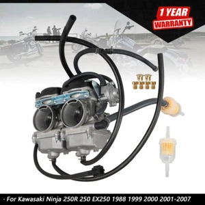 Carburetor For Kawasaki Ninja 250R 250 EX250 1988-2002 2003 2004 2005 2006 2007 - Picture 1 of 10