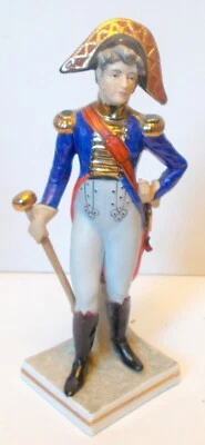 Antique NAPOLEON Military SOLDIER CERAMIC Figure Franz Tambour 1806 Sitzendorf - Image 1 of 4