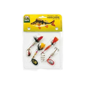 Behr 4 Teile Angelset Spinner Ködersortiment Barsch angeln - Bild 1 von 1