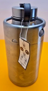 64 Unzen Isolierflasche Growler doppelwandig vakuumversiegelt auslaufsicher Temperatur halten - Bild 1 von 6