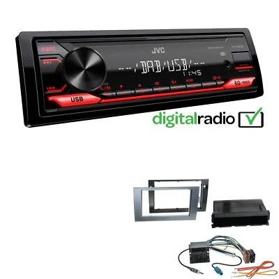 JVC 1-DIN Digital Media Autoradio DAB+ USB für Seat Exeo anthrazit ohne Canbus - Bild 1 von 4