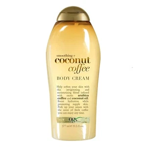 OGX Smoothing + Coconut Coffee Body Cream 19.5 oz - 577 ml UK Seller - Picture 1 of 6