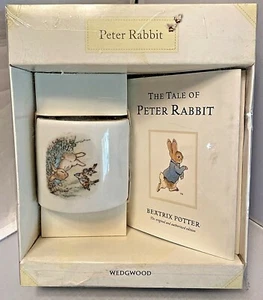 Beatrix Potter Peter Rabbit  Wedgwood Bank & Book Boxed 2006 Gift Set New/Other - Picture 1 of 10