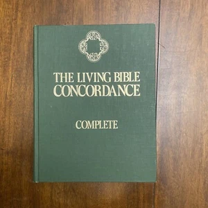 THE LIVING BIBLE CONCORDANCE COMPLETE By Jack Atkeson Speer - Hardcover 1974 - Imagen 1 de 6