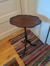 Brandt Antique Mahogany Tripod Candle Stand Accent Table Vintage