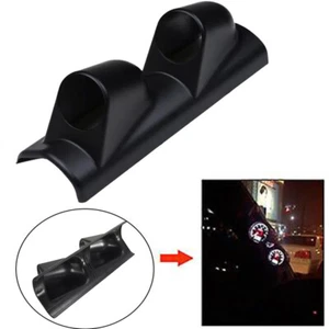 Universal Fit LHD Car 52mm Bracket Pillar Meter Dual Hole Gauge Pod Mount Holder - Picture 1 of 11