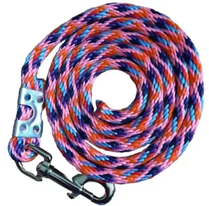 Nylon Poli Mini Caballo Pony Cabra Oveja Perro Cuerda de Plomo EE. UU. Rosa/Naranja/Púrpura/Verde azulado - Imagen 1 de 2
