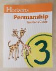 Horizons Penmanship 3 (3. / trzecia klasa) Przewodnik dla nauczycieli NOWY Książka do nauki domowej