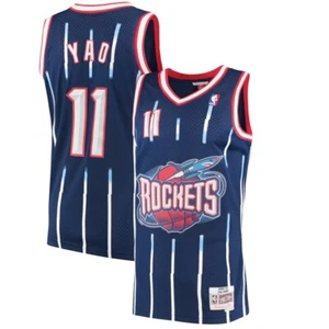 Houston Rockets Yao Ming #11 Mitchell & Ness Navy 2002/03 NBA Swingman Jersey - Picture 1 of 12