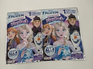 Lot of 2 Disney Frozen Surprise Play Pack Grab & Go Collectible Character NEW - Picture 1 of 2