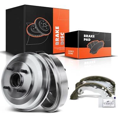 Tambor de freno y zapata de freno para Ford Focus 2000-2008 lado trasero del conductor y del pasajero Foto 1 de 4