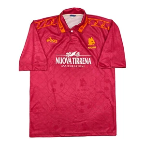 MAGLIA as roma asics 1994-95 VINTAGE CALCIO SHIRT JERSEY TRIKOT SOCCER MAILLOT - Foto 1 di 8
