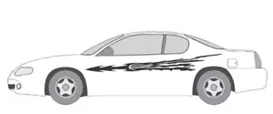 #A831 VINYL GRAPHIC SIDE DECAL AUTO SUV VEHICLE CROSS OVER TRIBAL TRUCK VAN - Picture 1 of 3