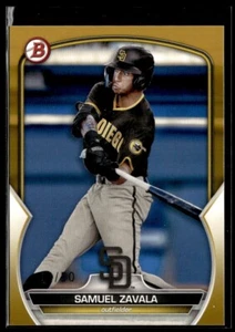 2023 Bowman Draft Gold Samuel Zavala /50 San Diego Padres #83 - Picture 1 of 2