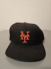 New York NY Baseball Giants Black Fitted Cooperstown New Era 5950 Hat 7 3/8