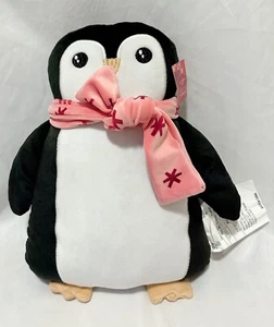 St. Nicholas Square 16" Penguin Plushable Throw Pillow NEW WITH TAGS - Picture 1 of 4