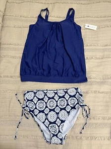 Holipick High Neck Tankini Top Bathing Suit Tops for Women Tummy Control Size L - Picture 1 of 4