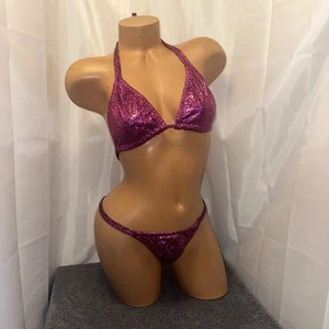NPC competition Bikini suit 34B Cup Small Bottom - Picture 1 of 4