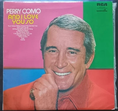 Perry Como ‎– And I Love You So - Quadraphonic LP record excellent, cover VG+ - Image 1 of 3