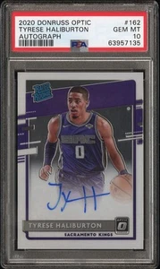 NBA HOT SLAB PACK. PSA GRADED CARD + ROOKIES! TYRESE HALIBURTON PSA 10 RC AUTO - Bild 1 von 7
