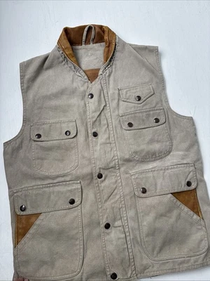 OUTBACK Trading Company Men’s Size Small Wax Canvas Shearers Vest - Image 1 of 4
