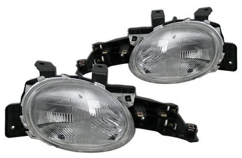 FIT FOR 1995-99 DODGE NEON New Replacement Headlights Assembly PAIR / Foto 1 de 1