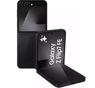 Samsung Galaxy Z Flip7 FE 6.7'' 5G Smartphone 128GB SIM-Free Unlocked - Black C+ - Image 1 of 4