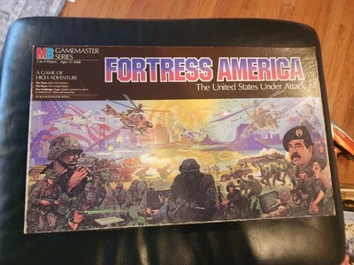 Juego de mesa Fortress America 1986 1986 99 % completo Milton Bradley Foto 1 de 4