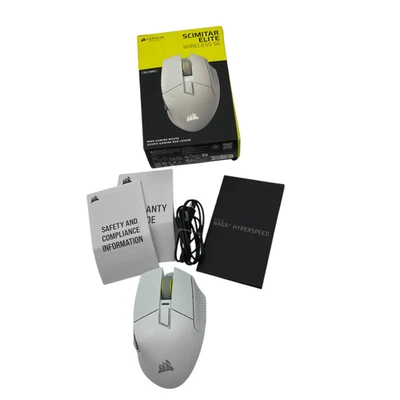 CORSAIR Scimitar Elite Wireless SE Gaming Mouse White #U2252 (VK) - Image 1 of 4