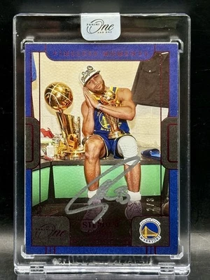 2022-23 Panini One And One STEPHEN CURRY Timeless Moments FOTL PINK AUTO #d /3 - Image 1 of 2