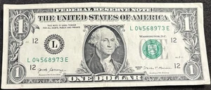 2017 San Francisco $1 Bill Fancy Ladder 3,4,5,6,7,8,9,0  - Picture 1 of 2