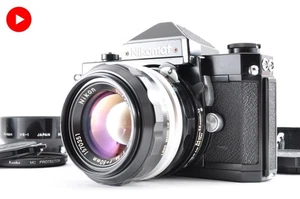 [Exc+5] Nikon Nikomat FTN 35mm SLR Black NIKKOR-S.C Auto 50mm f/1.4 Lens #2106 - Picture 1 of 24