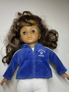 American Girl MUÑECA Terciopelo Sudadera Traje CHAQUETA SUDADERA CON CAPUCHA SOLO SE MUESTRA 2000 - Imagen 1 de 7