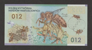 TEST NOTE 2012 PWPW HONEY BEE 012 - polymer substrate - without numbers UNC - Picture 1 of 2
