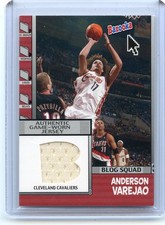 2005-06 BAZOOKA #BBS-AV ANDERSON VAREJAO JERSEY CARD CLEVELAND CAVALIERS, 04517