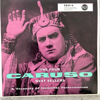 ENRICO CARUSO: The Four Bestsllers (EP RCA ERAT-6 / Mono / NM) - Bild 1 von 3