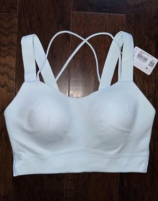 NWT Lululemon Like a Cloud Long-Line Bra D/DD Size 6 New NWT Sheer Blue - Image 1 of 2
